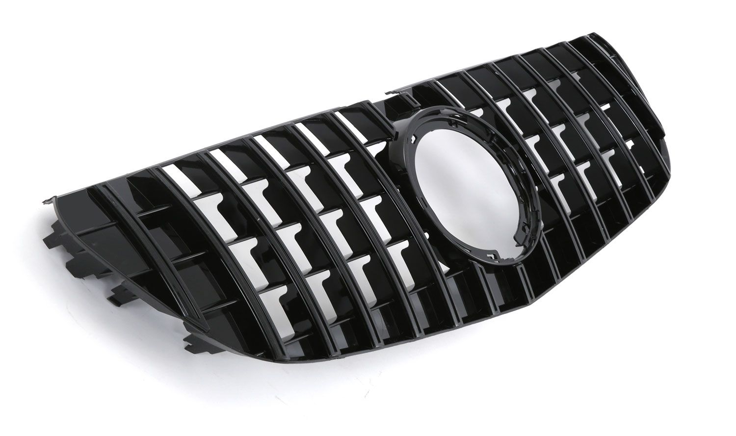 Sports Frontgrill Sort Højglans Til Mercedes W447 Vito Facelift Panamericana Optik