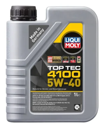 Top Tec 4100 Liqui Moly 5w40 Motorolie     Liters Dunk