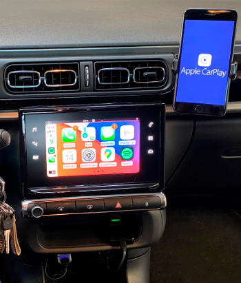 Trådløs Apple Carplay Adapter Til Usb-    Magicgrip Dash Trådløs Oplader