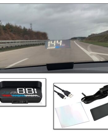Universal Hud Head-up Display Obd     Gps Dual System Bil Speedometer Til Forrude