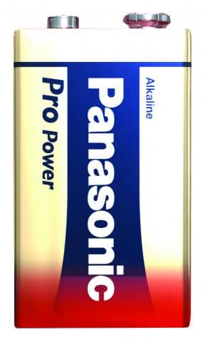 9v Batteri Fra Panasonic  Kvalitets Model Pro Power