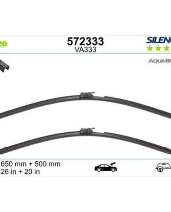Va333 Valeo Silencio Aquablade Viskerblade   Fladblade Sæt 650 500mm