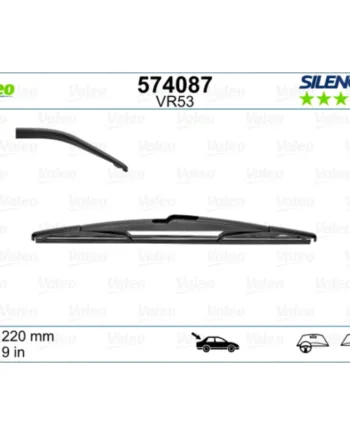 Vr53 Valeo Silencio Bagrudevisker    Inch   220mm Lang