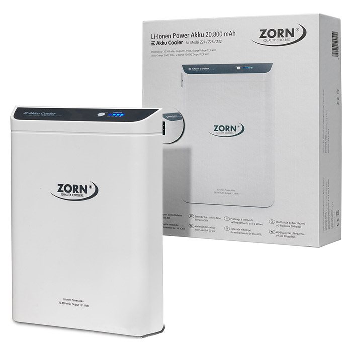 Zorn 20   Ah Ekstra Batteri Til 30l Køleboks