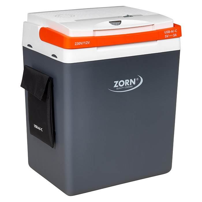 Zorn 30l Elektrisk Køleboks 12 230v Og Usb Tilslutning