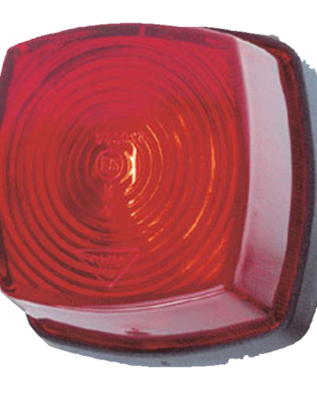 Baglygte Rød 62x62mm