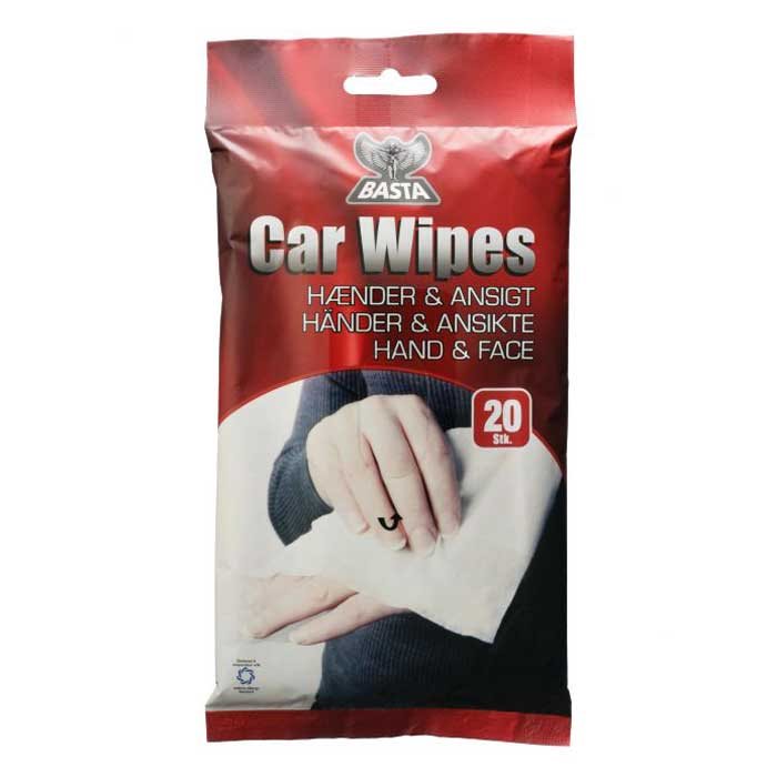 Basta Car Wipes Servietter Til Hænder Og Ansigt 20 Stk