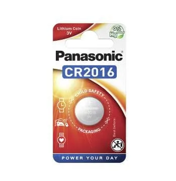 Cr2016 Knapcelle Batteri Fra Panasonic