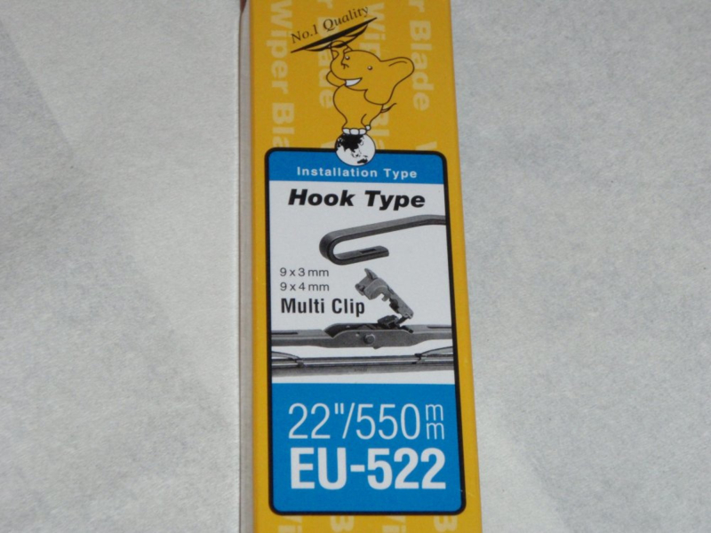 Eu-522 Nwb Viskerblad   Vinduesvisker 550mm Lang