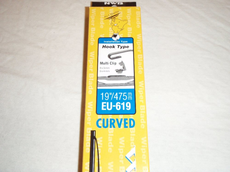 Eu-619 Nwb Viskerblad   Vinduesvisker 475mm Lang