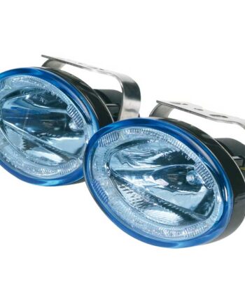 Fjernlygtesæt Med Angel Eyes Blå