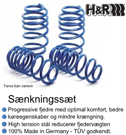 Sænkningssæt Til Seat Toledo  Kg3    Skoda Rapid  Nh3 Nh1  årgang 07 2012-