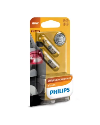 H6w Philips Pære 12volt 6watt    Stk