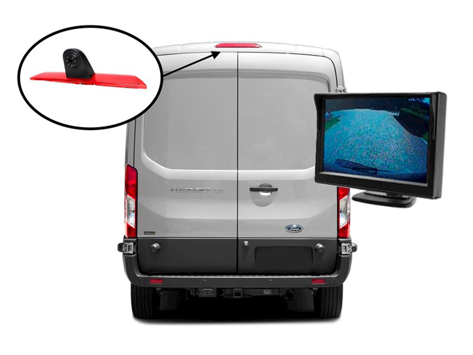 Kasse-kit 5t  Skærm Stoplygtekamera Ford Transit 2015-2019