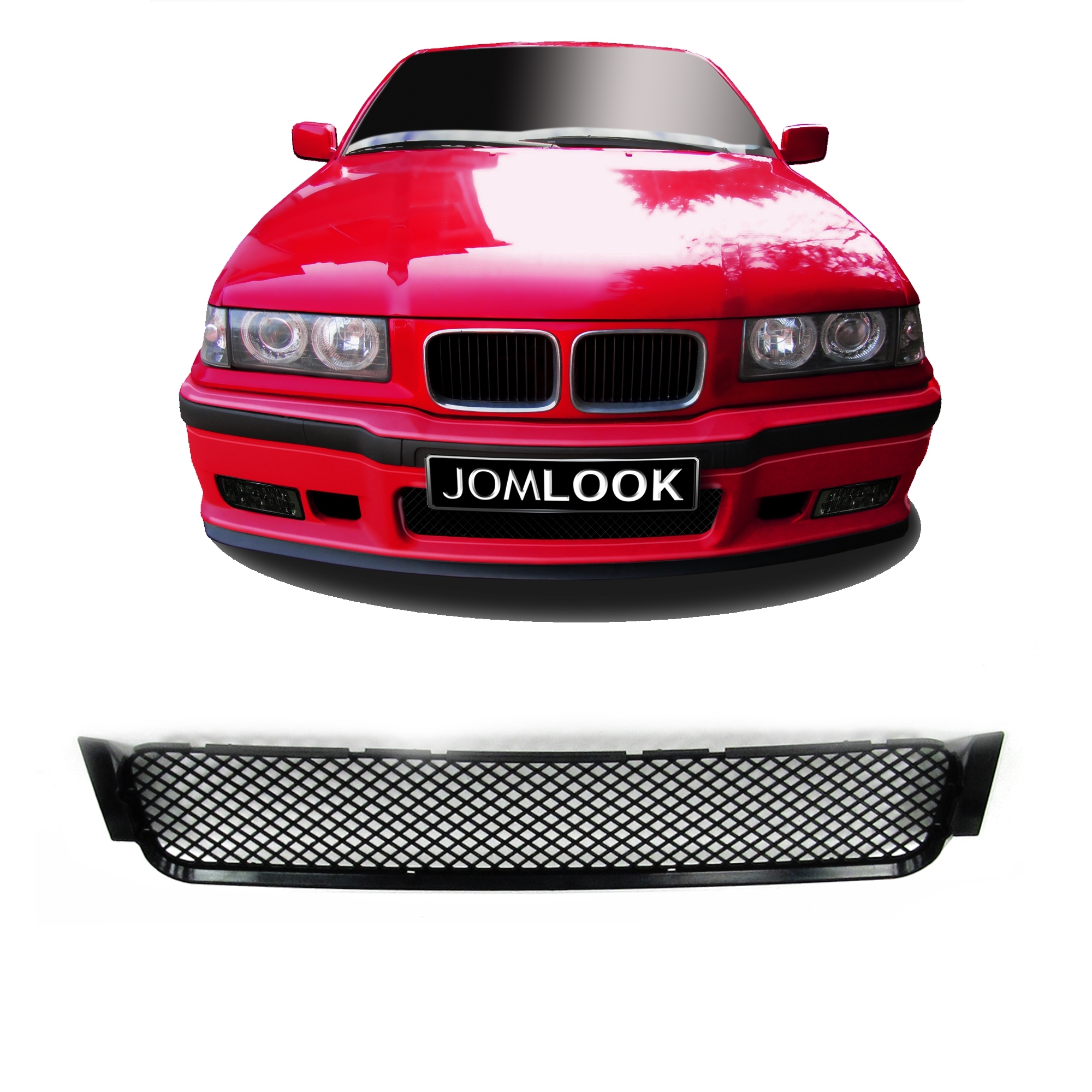 Kofangergitter Sort Til Bmw   Series E36 Sedan Coupe Cabrio Touring Compact  årgang 1991-1999