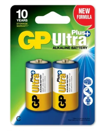 Lr14   Alkaline Batterier    Stk  Pak  Model Ultra Plus Fra Gp