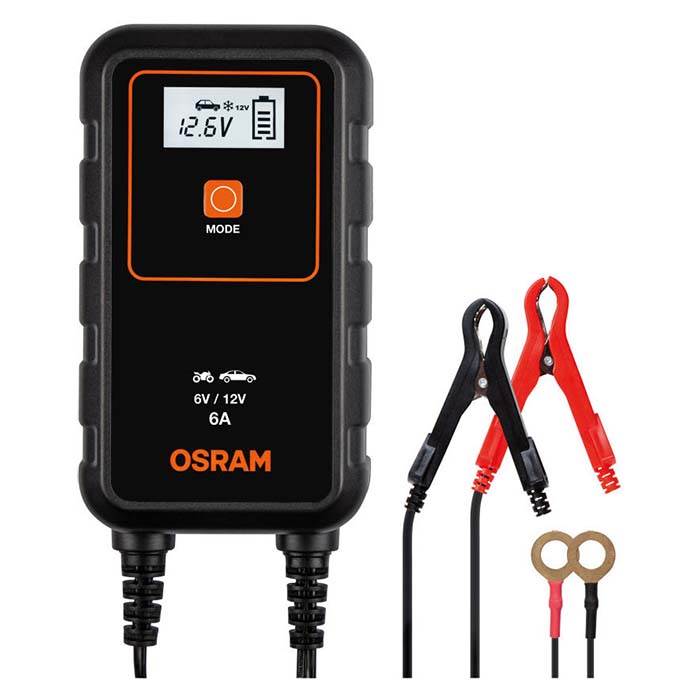 Osram Batterilader 6a        Kabel