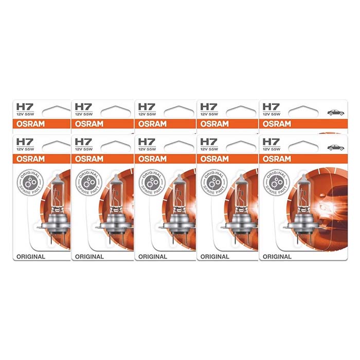 Osram H7 12v Pærepakke 200 Stk