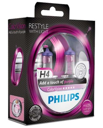 Philips Colorvision Lilla H4 60 55w 12v Sæt