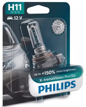 Philips H11  -tremevision Pro150 Pærer  150  Mere Lys    Stk