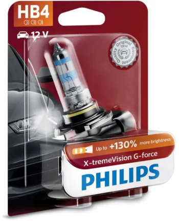 Philips Hb4  -tremevision  -force Pærer  130  Mere Lys     Stk