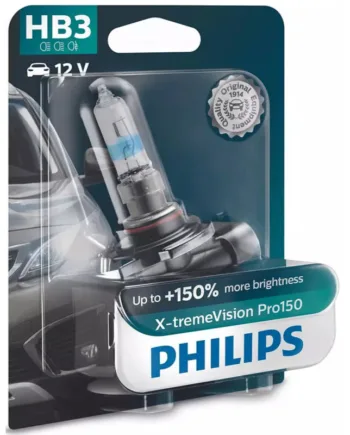 Philips Hb3  -tremevision Pro150 Pærer  150  Mere Lys    Stk