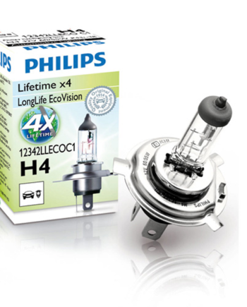 Philips Longlife Ecovision H4 60 55w 12v   Stk