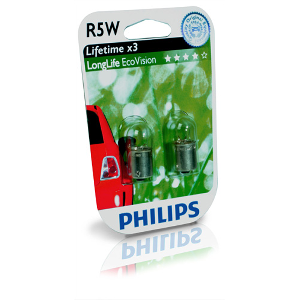 Philips Longlife Ecovision R5w 12v Sæt