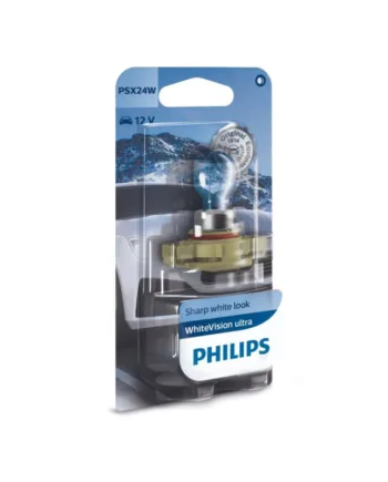 Philips Psx24w Whitevision Ultra Pærer Med Xenon Effekt    60  Mere Lys   Stk