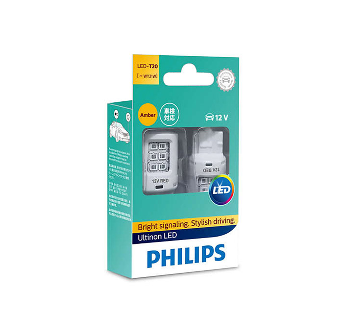Philips Ultinon Led W21w Gul 12v Sæt