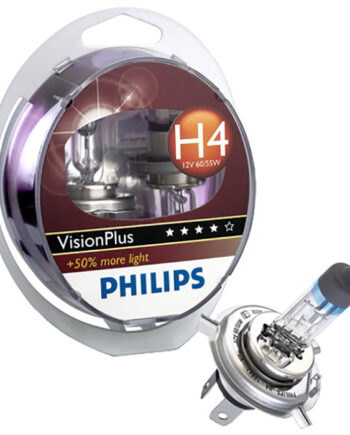 Philips Visionplus H4 55w 12v   60  Sæt