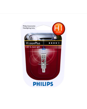 Philips Visionplus H1 55w 12v   Stk