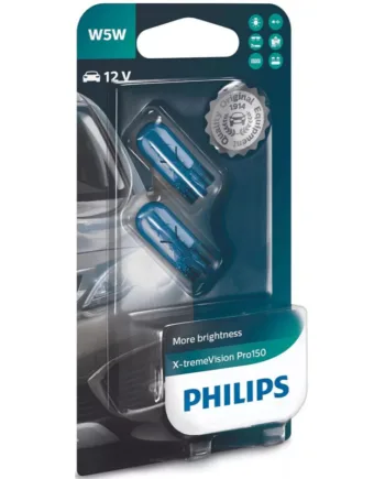 Philips W5w  -tremevision Pro150 Pærer  150  Mere Lys    Stk
