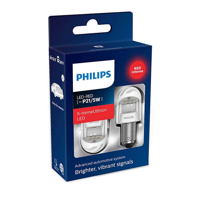 Philips -tremeultinon Led P21 5w Rød Sæt