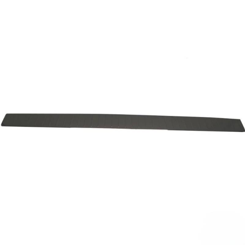 Rear Bumper Sill Cover   Steel   Black Chrome