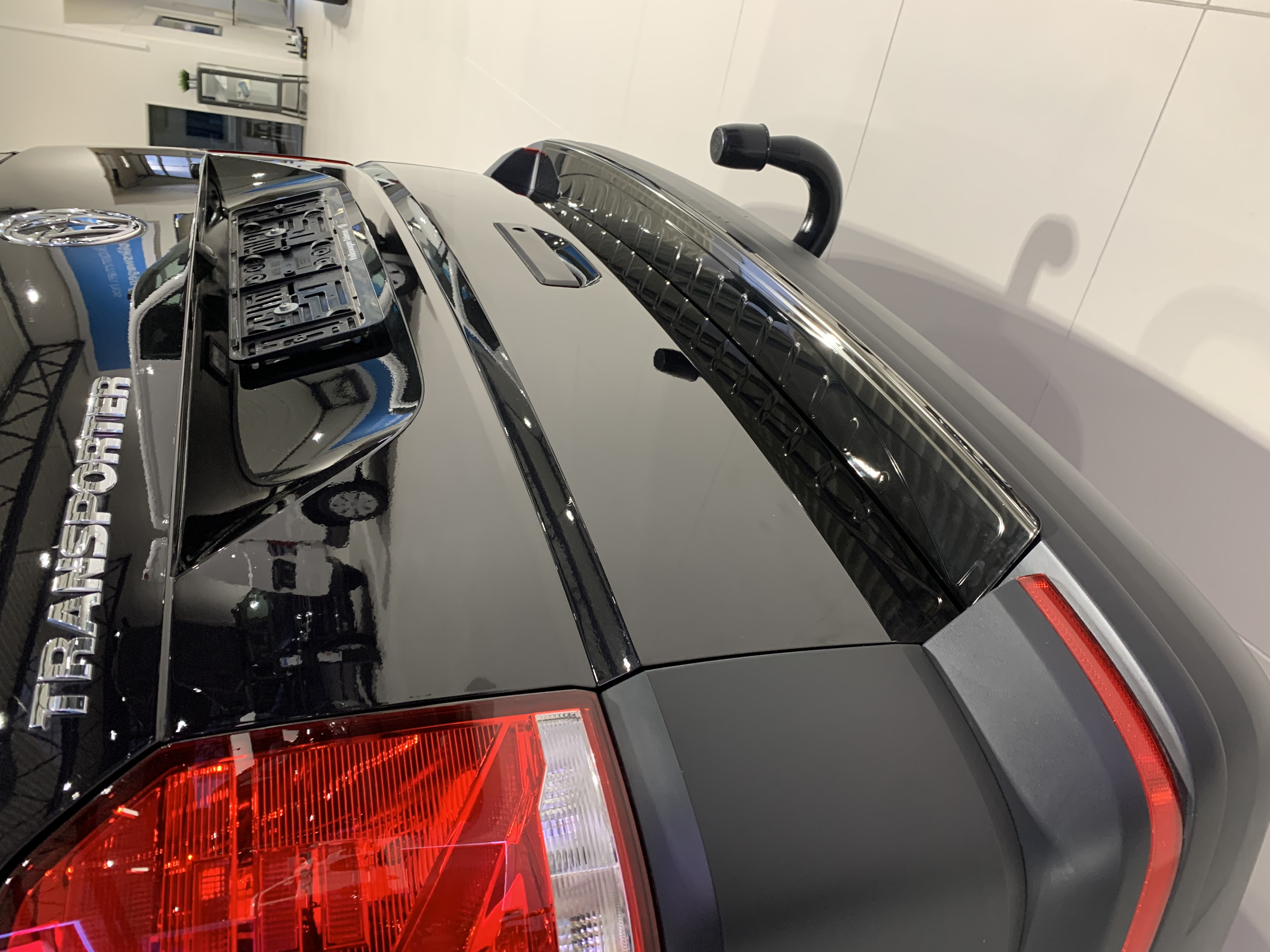 Rear Bumper Sill Cover   Steel   Black Chrome   Tailgate