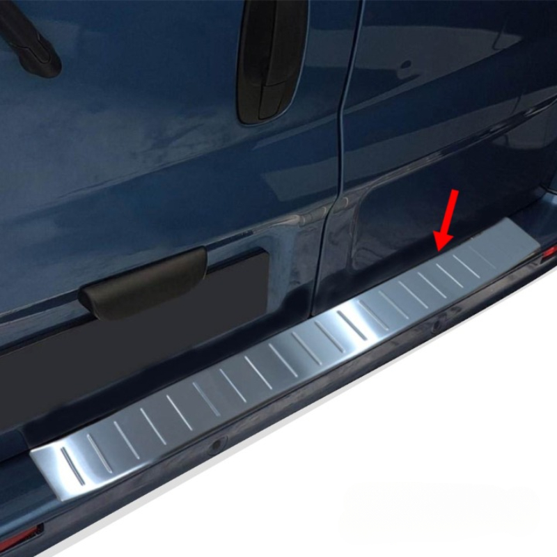 Rear Bumper Sill Cover   Steel  Brushed