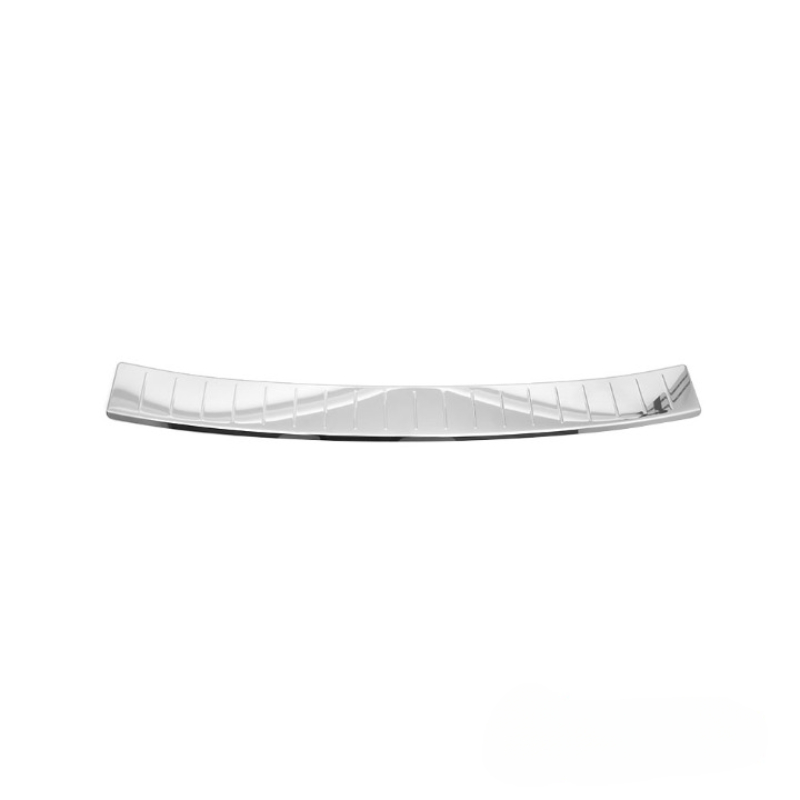 Rear Bumper Sill Cover Steel Gloss