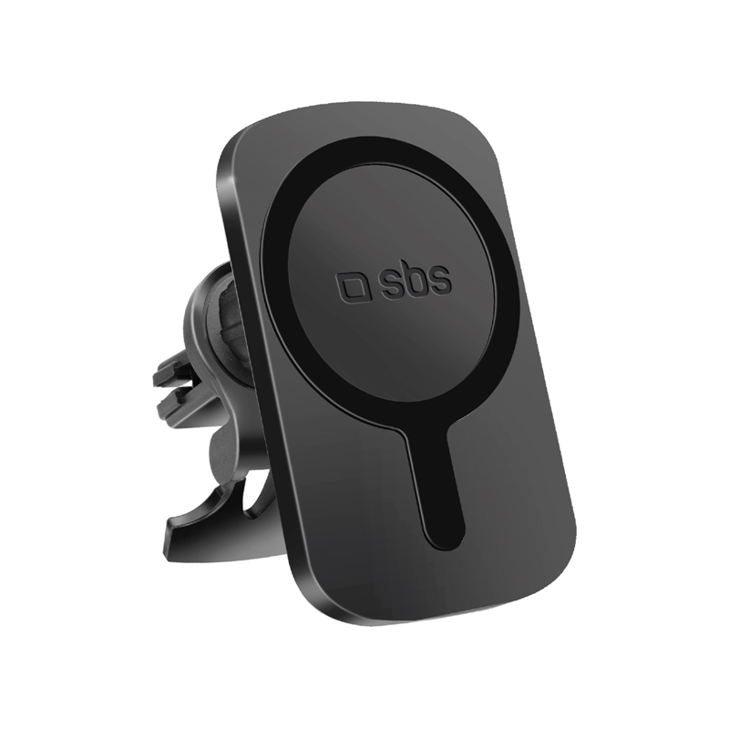 Sbs Magnetisk Mobilholder Og Trådløs Magsafe Oplader Til Luftdyse Sort