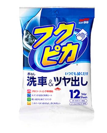 Soft99 Fukupika Wash   Wax 12 Stk  Wipes