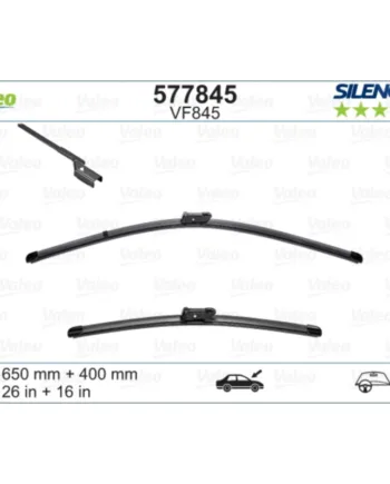 Vf845 Valeo Silencio Viskerblade   Fladblade Sæt 650 400mm