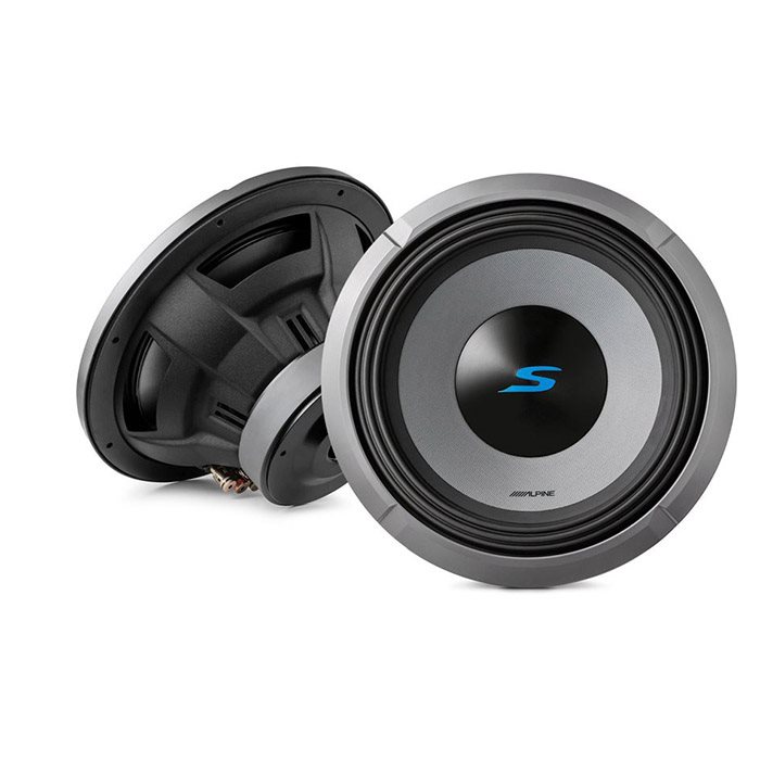 Alpine S2-w12d2 12 Quot  Subwoofer Dobbelt   Ohm