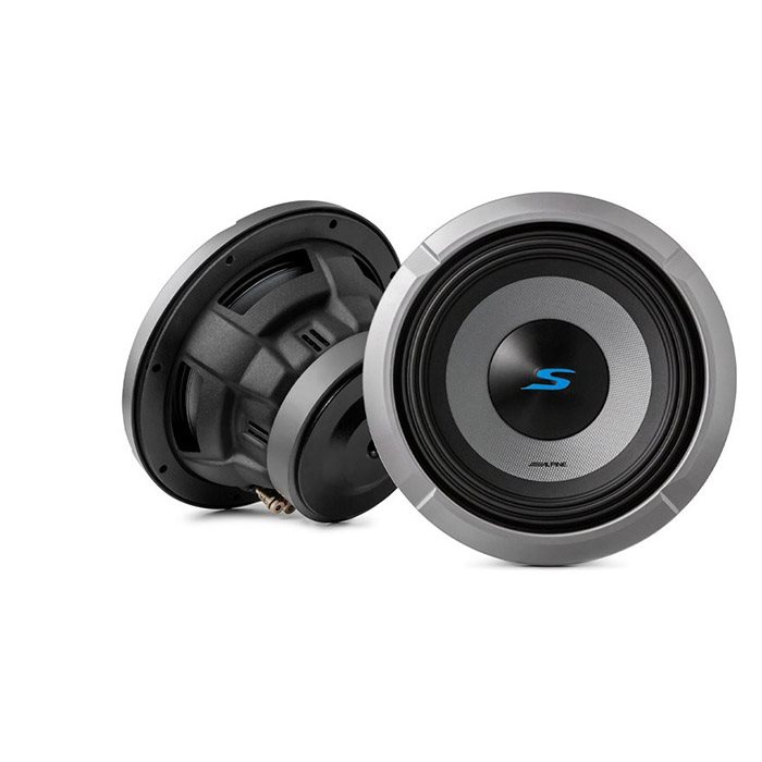 Alpine S2-w8d2   Quot  Subwoofer Dobbelt   Ohm