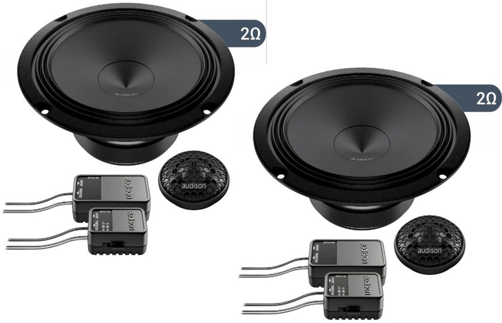 Audison Prima Apk 165-2î  Komponenthøjttalersæt 165 Mm