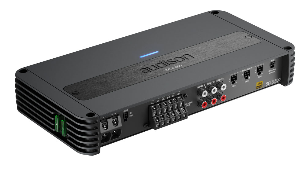 Audison Sr   600   Kanals Forstærker 4x140   2x185w