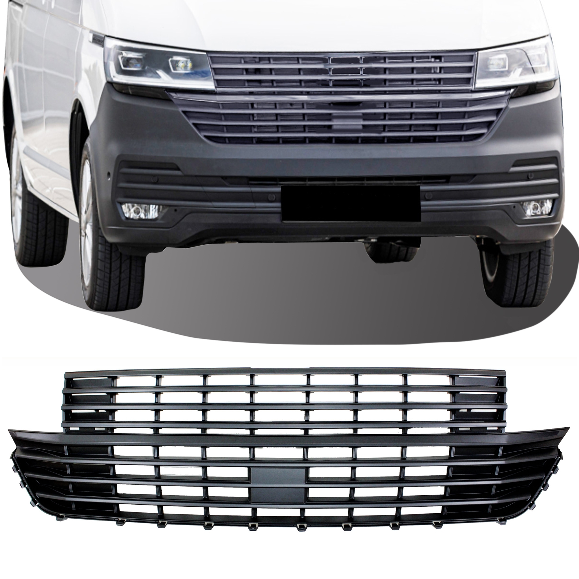Jom Frontgrill Sort Uden Logo Til Vw Vw T6    2019-