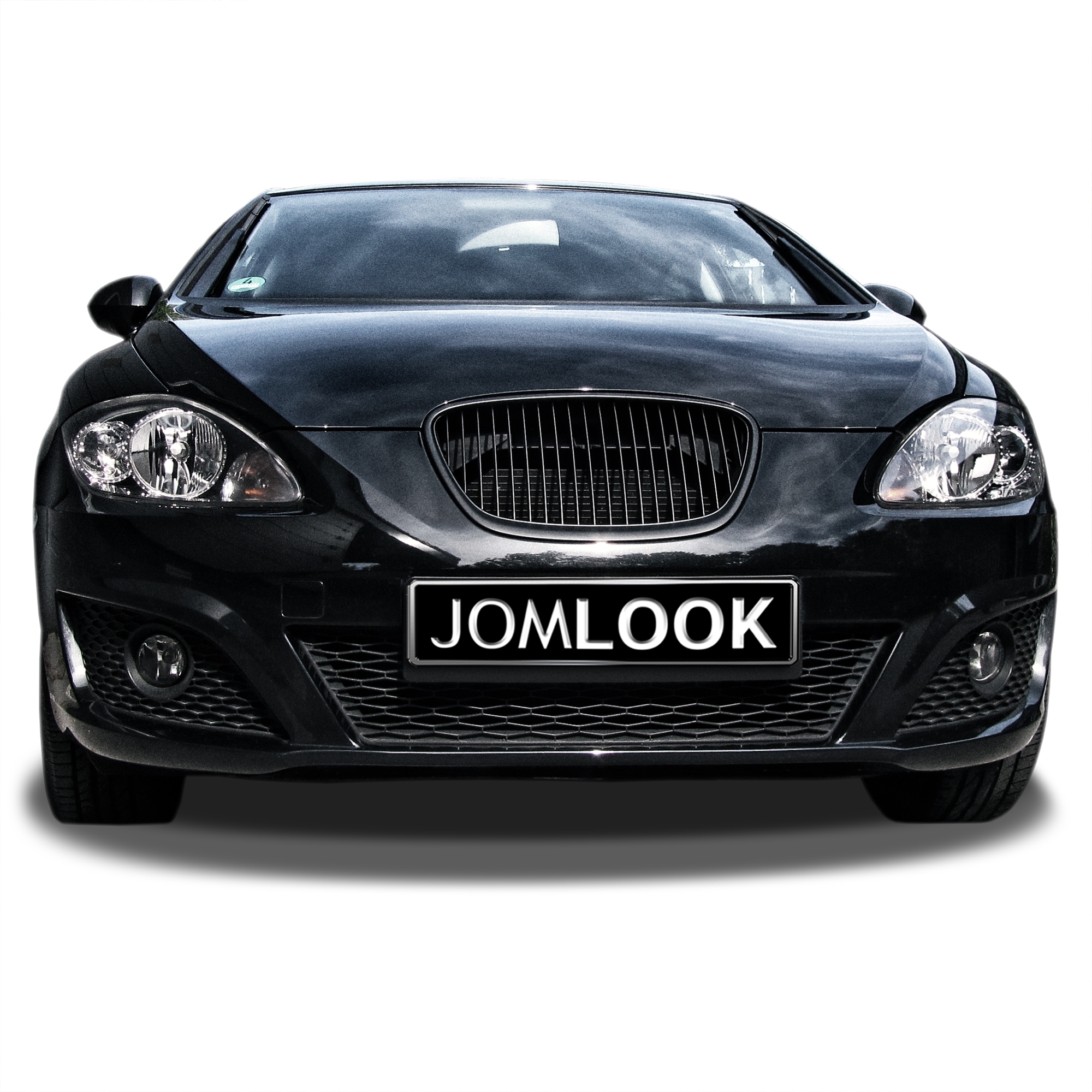 Jom Frontgrill Uden Logo  Sort Til Seat Leon 1p  20092012  Og Seat Altea 5p  Fra 2009