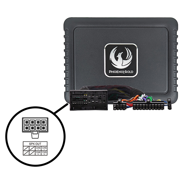 Phoenix Gold Dsp Forstærker Kit Bmw 2005-2019 Hifi Syst