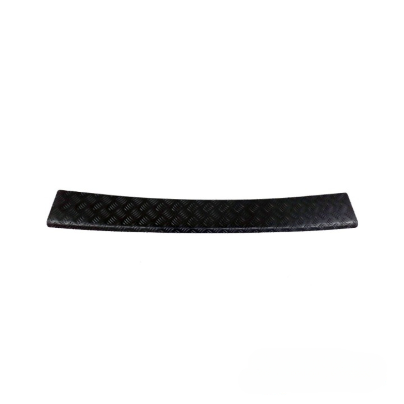 Rear Bumper Sill Cover  Black Anodized  Aluminium