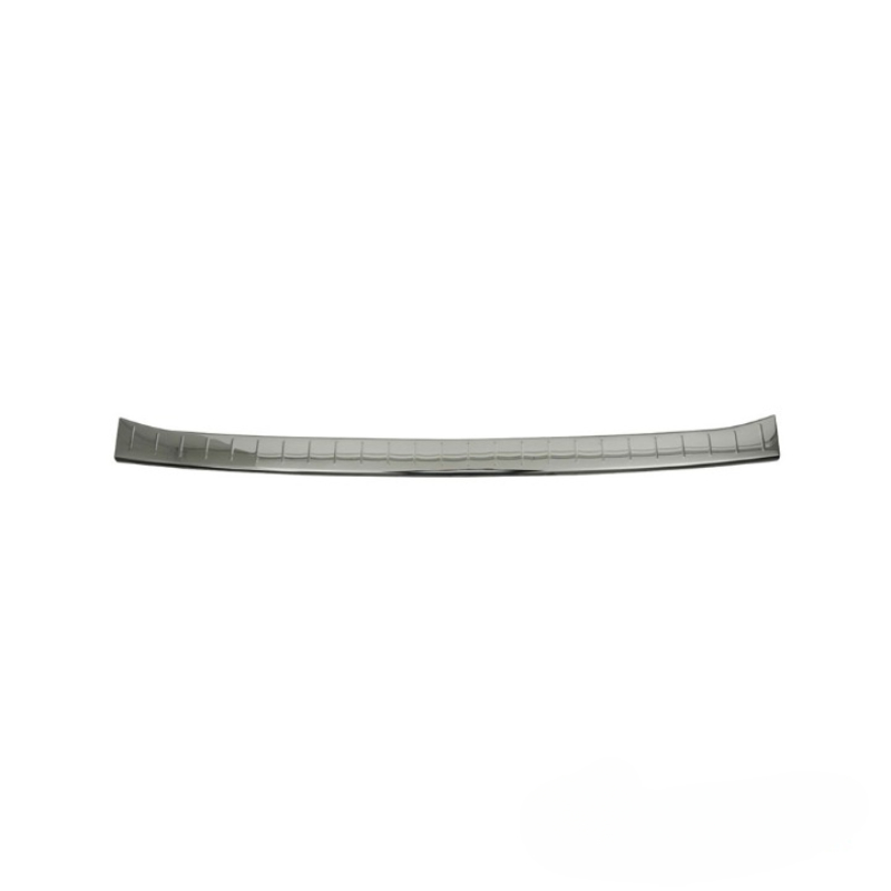 Rear Bumper Sill Cover   Steel   Black Chrome